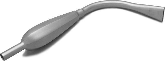 Abaisse-langue aspirateur - Manche à pans-0