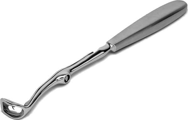 Couteau / adénotome de Moure avec panier - Long. 10 mm-0