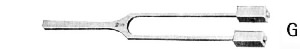 Diapason dural avec curseur sans pied 256vd