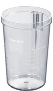 Bocal à sécrétion réutilisable 1 L pour aspirateur Medela Vario 18-0