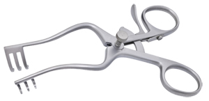 Écarteur de Wullstein griffes 2 x 2 mousses taille 10,5 cm-0