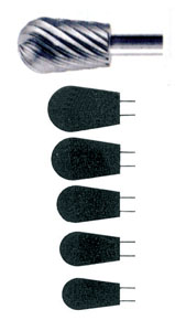 Fraise chirurgicale queue lises poire diam. 6 mm