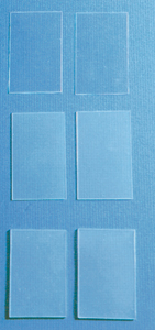 Feuille à découper silicone 38 x 51 mm épaisseur 0,13 mm
