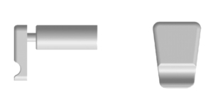 vignette du produit Prothèse otologique Tilt Top rectangle partielle excentrée