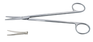 Ciseaux de Metzenbaum courbes long. 14 cm-0