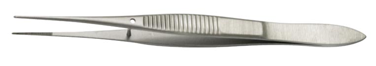 Pince à dissection long. 12 cm sans griffes-0