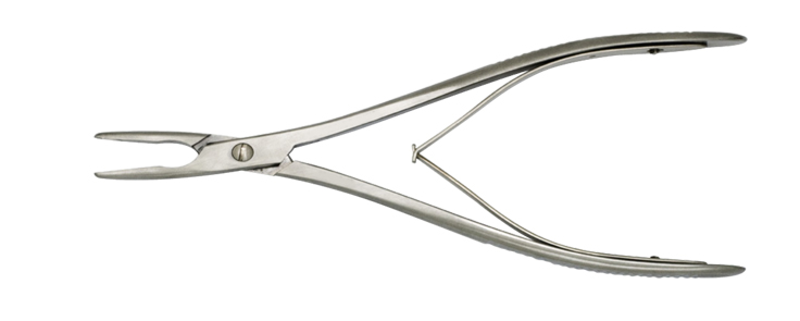 Pince gouge de Lempert courbe-0