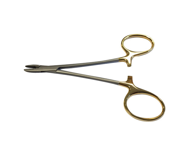 Porte aiguille délicat de Finochietto - Long.13 cm - Tungstène-0