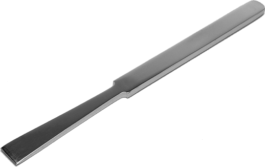 Burin monobloc type plat 6 mm-0