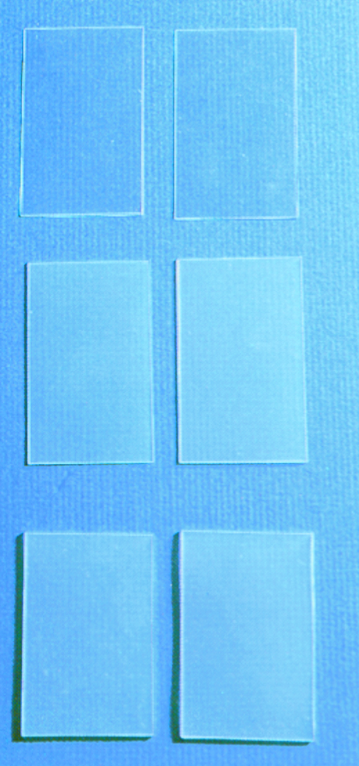 Feuille à découper silicone 55 x 75 mm épaisseur 0,25 mm-0