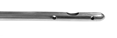 Canule gros manche Zocchi avec orifice de réglage-17409