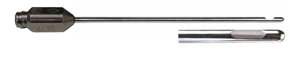 Canule Fournier Long. 13 cm - ø 3 mm-0 Canule Fournier Long. 13 cm - ø 3 mm-0