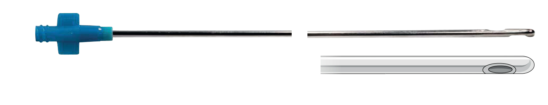 Canule Fournier Long. 23 cm - ø 3 mm-0 Canule Fournier Long. 23 cm - ø 3 mm-0