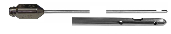 Canule Illouz Long. 15 cm - ø 4 mm-0 Canule Illouz Long. 15 cm - ø 4 mm-0