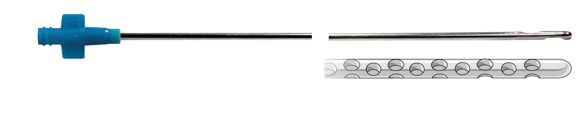 Canule Luer Lock multi trous stérile-0 Canule Luer Lock multi trous stérile-0