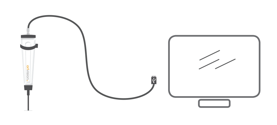 USB Vidéo-Rhino-Laryngoscope-19259 USB Vidéo-Rhino-Laryngoscope-19259